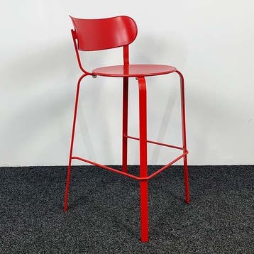 Barkruk LaPalma Stil - Rood, Ophalen of Verzenden, Gebruikt