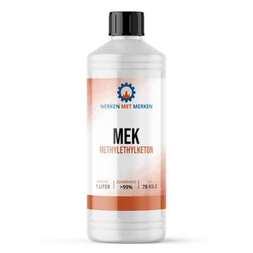 Wmm Chemie Mek methylethylketon 1 liter, fles, Verzenden, Nieuw