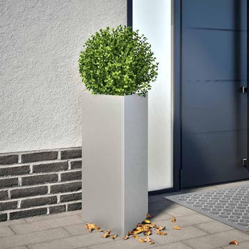 vidaXL Plantenbakken 2 st driehoek 40x34,5x75 cm, Tuin en Terras, Bloembakken en Plantenbakken, Verzenden, Nieuw, Metaal