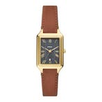 Fossil RAQUEL ES5303 Dames Horloge 23 mm - Bruin, Sieraden, Tassen en Uiterlijk, Horloges | Dames, Verzenden, Nieuw