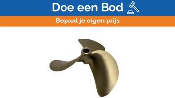 Bieden: Nakashima type C 3-blade 20 x 25 RH propeller 40 mm, Watersport en Boten, Ophalen of Verzenden, Nieuw