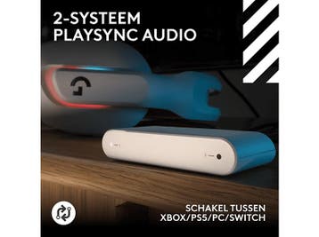 Logitech G -  Astro A20 X Lightspeed Hoofdtelefoon  - Wit, Verzenden, Nieuw, Overige merken, Bluetooth