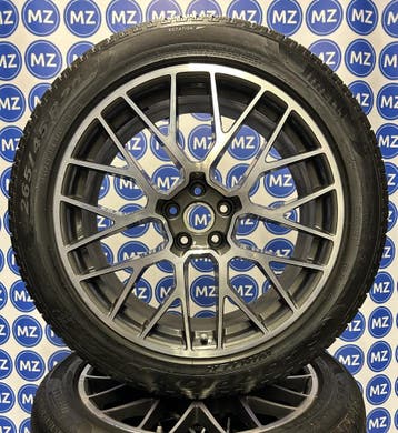Porsche Macan RS Spyder 20 inch winterbanden + Velgen, Gebruikt, 265 mm, Banden en Velgen, Personenwagen
