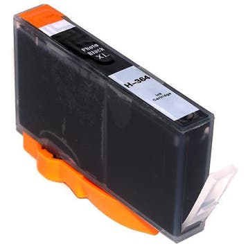 Huismerk HP 364XL cartridge foto zwart met chip, Verzenden, Nieuw, Huismerk