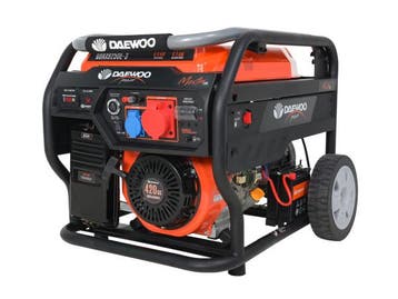 Veiling - Daewoo benzine generator 6,5kW GDAX9250E, Doe-het-zelf en Verbouw, Aggregaten, Nieuw