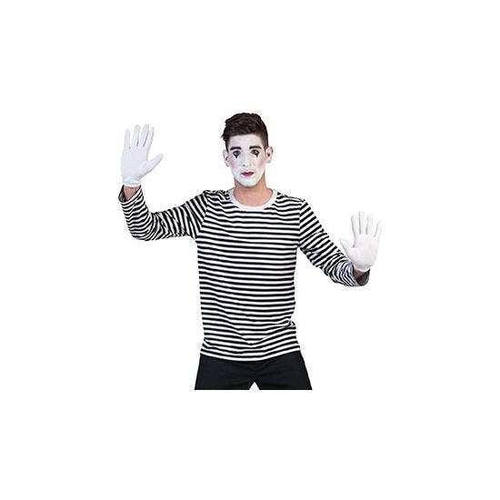 Mime verkleed shirt voor heren - Clown kleding, Kleding | Heren, Carnavalskleding en Feestkleding, Ophalen of Verzenden