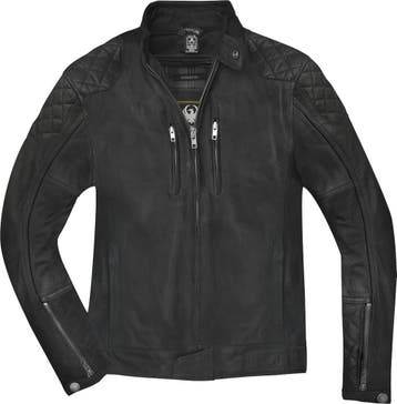 Merlin Stockton Zwart Leren Motorjas, Nieuw met kaartje, Jas | leer, Merlin, Heren