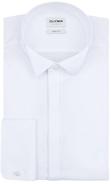 OLYMP Level Five Smokingoverhemd Body-Fit Wit maat 45 Heren, Kleding | Heren, Trouwkleding en Trouwaccessoires, Verzenden, Nieuw