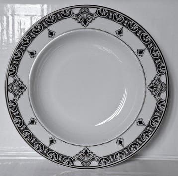 Rosenthal - Versace - Bord - Marqueterie Suppenteller -