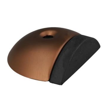 Deurstop vloermontage ø56x47mm PVD brons, Doe-het-zelf en Verbouw, Deuren en Horren, Verzenden, Nieuw