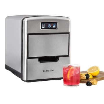 IJsblokjesmachine Ice Maker IJsautomaat Zwart 15 Kg/Dag, 2 tot 3 liter, Ophalen of Verzenden, Refurbished