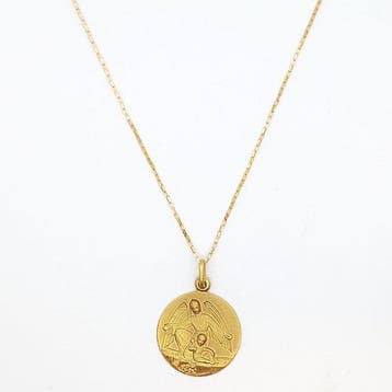 Ketting met hanger - 18 karaat Geel goud