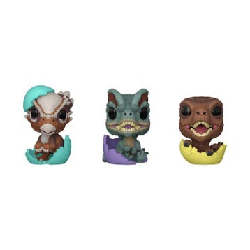 Jurassic Park Pocket POP! Vinyl Figure Easter Egg 3-Pack Din, Ophalen of Verzenden, Nieuw