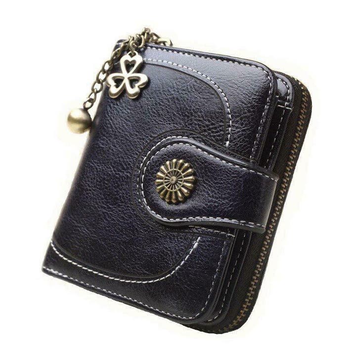ZILOU Overslagportemonnee - Compact - Zwart [TIP!], Sieraden, Tassen en Uiterlijk, Portemonnees, Zwart, Nieuw, Overige merken