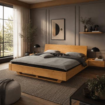 Van Schaik Fjorden Houten Bed - 180 x 200, Nieuw