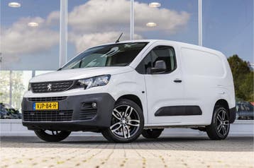 Peugeot Partner 1.5 BlueHDI Premium Long, Stof, Gebruikt, Euro 6, Wit