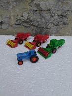 Matchbox 1:76 - Modelauto (4) - Moisoneuse x3 tracteur x1, Nieuw