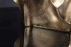 Handgemaakte vaas LIQUID 30cm goud metaal gehamerd design -, Huis en Inrichting, Woonaccessoires | Vazen, Ophalen of Verzenden