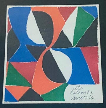Sonia Delaunay (1885-1979) - Menu Ristorante Alla Colomba