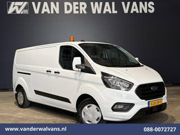 Ford Transit Custom | 2.0 TDCI L2H1 Euro6 Airco | Camera |, Auto's, Bestelauto's, Gebruikt, Euro 6, Wit, Dealer onderhouden