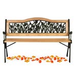 Tuinbank Hout IJzer | 123,5cm | Nieuw | Scherpe Prijs, Tuin en Terras, Tuinstoelen, Ophalen of Verzenden, Nieuw, Hout, Inklapbaar