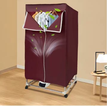 Draagbare Kledingdroger 1500W – Mini Wasdroger Reizen, Witgoed en Apparatuur, Wasdrogers, Verzenden, Nieuw