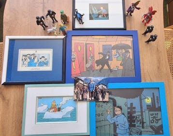 Themacollectie - Set van 16 objecten - foto met handtekening, Nieuw