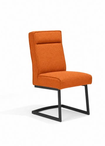 Eetkamerstoel Jones - eetkamerstoelen - Oranje, Nieuw, Stof