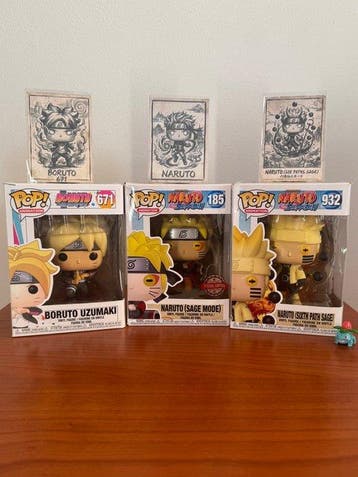 Naruto - Funko Pop - Boruto #671 - Naruto(Sage Mode) # 185 -