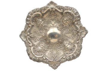 Presenteerblad - .833 zilver - Groot