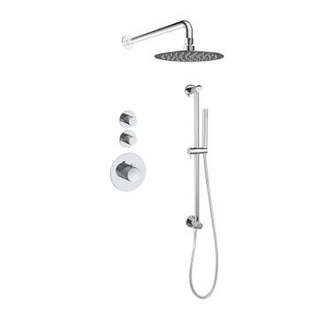 Sani Royal Pro Inbouw Regendouche Chroom Messing Glijstang, Nieuw