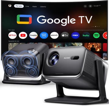 Aurzen Smart Beamer 4K | Google TV | Retourdeal 47% Korting, LED, Ophalen of Verzenden, Zo goed als nieuw, Full HD (1080)
