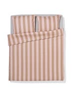 HEMA Dekbedovertrek 200x200/220cm zacht katoen strepen roze, Verzenden, Nieuw