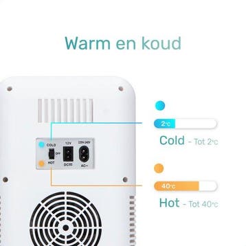 2dekans | Soft&Silky Skincare fridge - Make up koelkast -, Witgoed en Apparatuur, Koelkasten en IJskasten, Ophalen of Verzenden