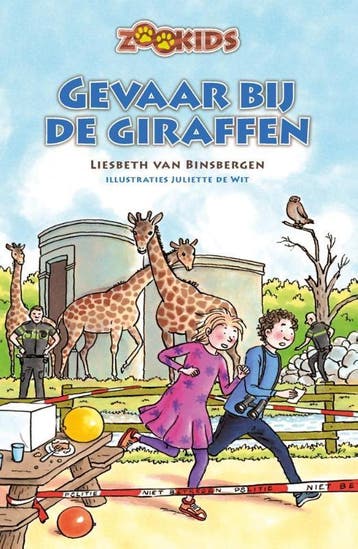 Gevaar bij de giraffen / Zookids - Liesbeth van Binsbergen, Verzenden, Gelezen, Liesbeth van Binsbergen