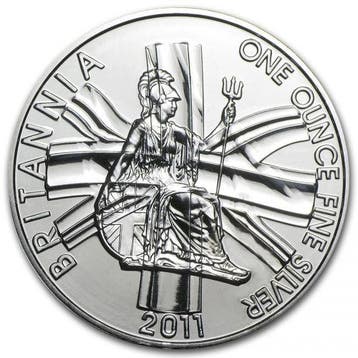 Britannia 1 oz 2011, Verzenden, Overige landen, Losse munt, Zilver