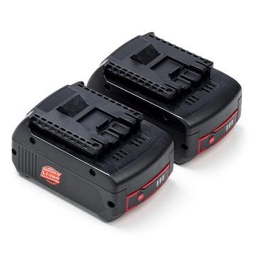 Startset: 2x Bosch GBA 18V / 1600Z00038, 123accu huismerk, Verzenden, Nieuw