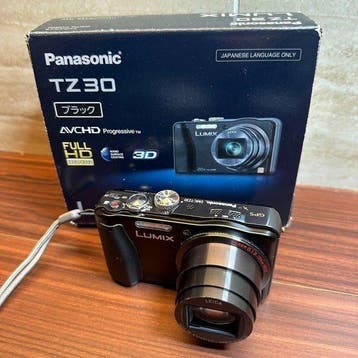 Panasonic Lumix DMC-TZ30 Black Digital Camera Boxed Tested, Nieuw