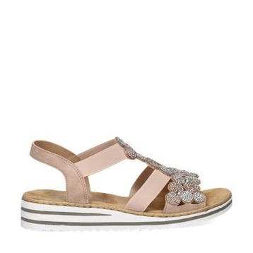 Rieker sleehak voor dames in het Rose goud, Kleding | Dames, Schoenen, Overige kleuren, Verzenden, Nieuw, Sandalen of Muiltjes