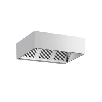 GGM Gastro | Afzuigkap doosmodel - 1600mm - met | KLP1611, Witgoed en Apparatuur, Onderbouw afzuigkap, Verzenden, Nieuw, Inbouw