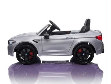 BMW M5, Leder zitje, Rubberen banden, Kinder Accu Auto!, Ophalen of Verzenden, Nieuw