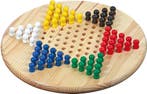 Halma - Ster van Blank Dennenhout (diameter 29cm) | Philos -, Hobby en Vrije tijd, Gezelschapsspellen | Bordspellen, Verzenden