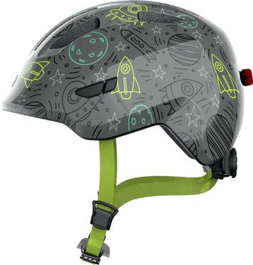 ABUS kinderhelm Smiley 3.0 LED - fietshelm met licht - diepe, Ophalen of Verzenden, Zo goed als nieuw, Abus