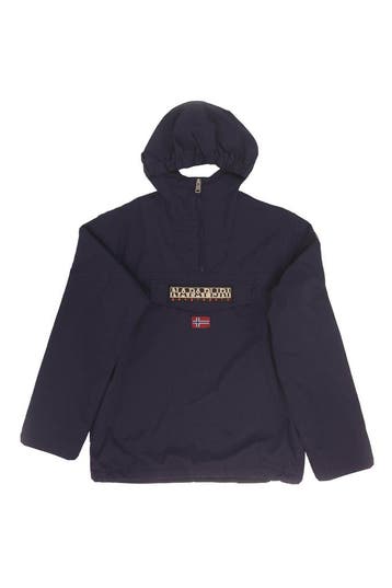 Napapijri Winterjas Jongens in maat 176 Blauw, Verzenden, Zo goed als nieuw, Napapijri, Jongen of Meisje
