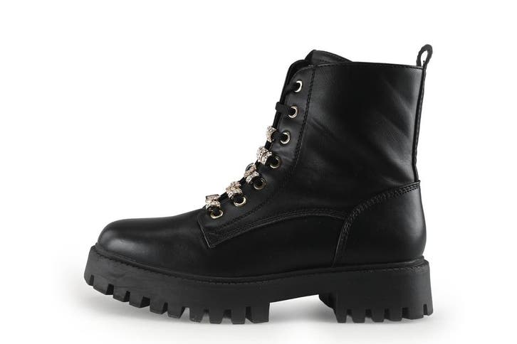 Guess Veterboots in maat 39 Zwart, Kleding | Dames, Schoenen, Zwart, Zo goed als nieuw, Overige typen, Verzenden