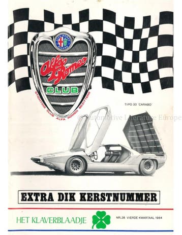 1984 ALFA ROMEO CLUB HET KLAVERBLAADJE 28 NEDERLANDS, Boeken, Nieuw, Alfa Romeo, Author