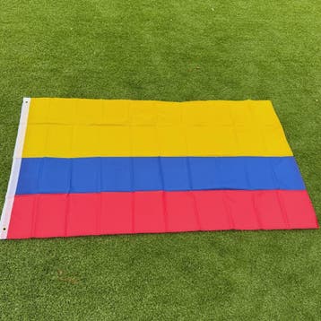 Colombiaanse Vlag 150x90cm - Duurzaam Polyester, Dubbel Gest, Verzenden, Nieuw