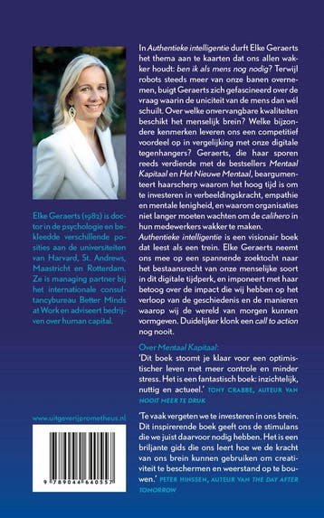 Authentieke intelligentie 9789044640557 Elke Geraerts, Boeken, Verzenden, Gelezen, Elke Geraerts