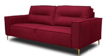 Bankstel Capelle - rechte banken - Rood, Nieuw, Stof