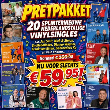 Pretpakket - 20 Splinternieuwe Nederlandstalige vinylsin..., Boxset, Complilatie, 7 inch, Feestmuziek